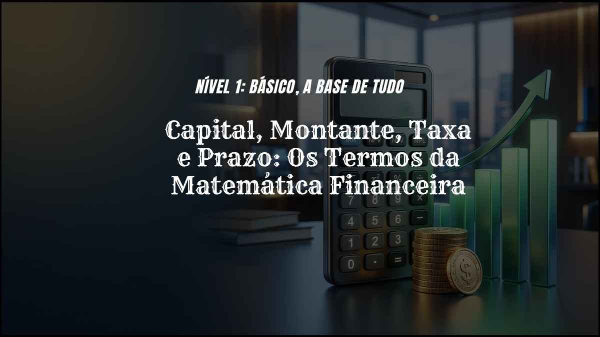 Capital, Montante, Taxa e Prazo Os Termos da Matemática Financeira