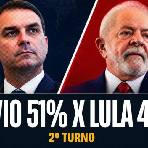 Pesquisa PoderDataAya Flávio 51% x Lula 49% no 2º Turno
